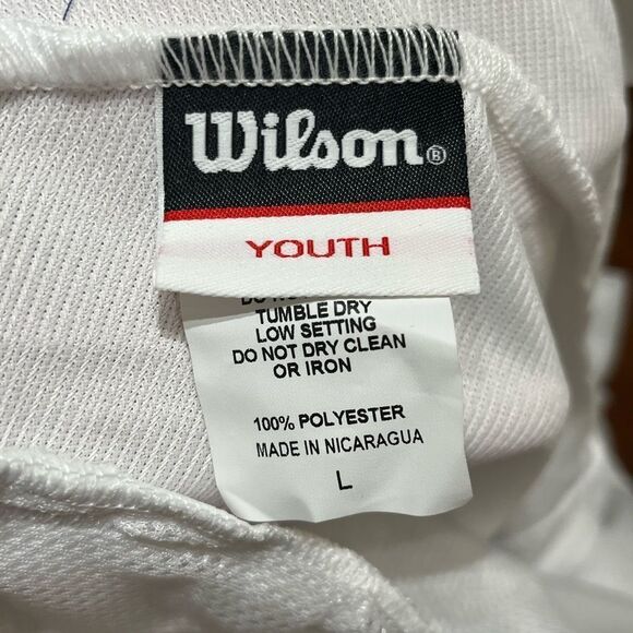Wilson White Baseball Pants, Size YL, NWT - Picture 6 of 10